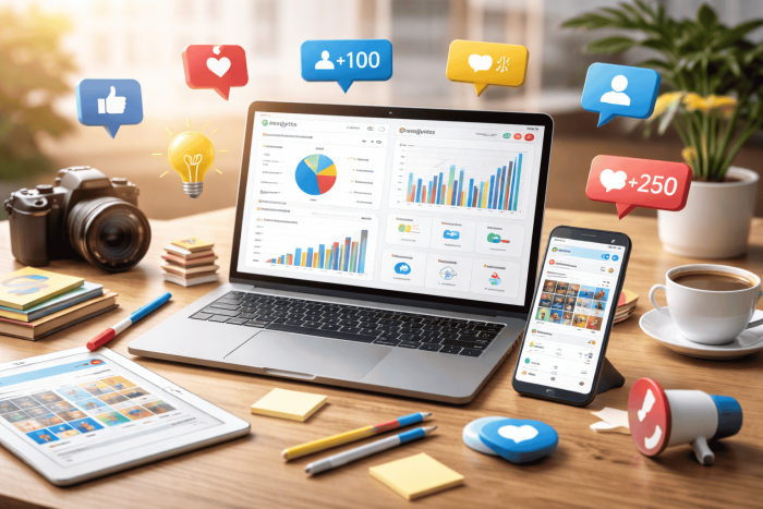 What is social media marketing