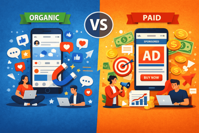 Organic vs Paid Social Media