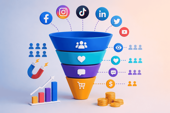 Social Media Marketing Funnel Social Media Marketing Funnel